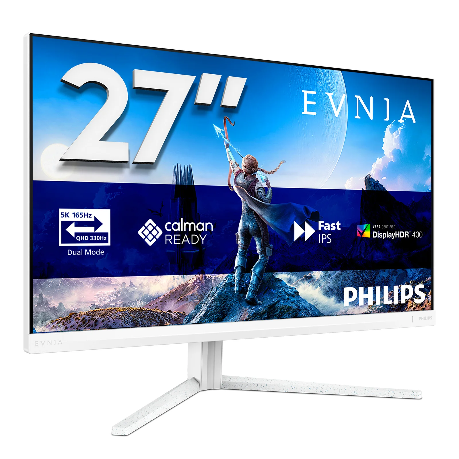 Philips 27IN 16:9 FAST IPS 165HZ/330HZ DUAL MODE 5120X2880 165HZ 2560X1 computer monitor