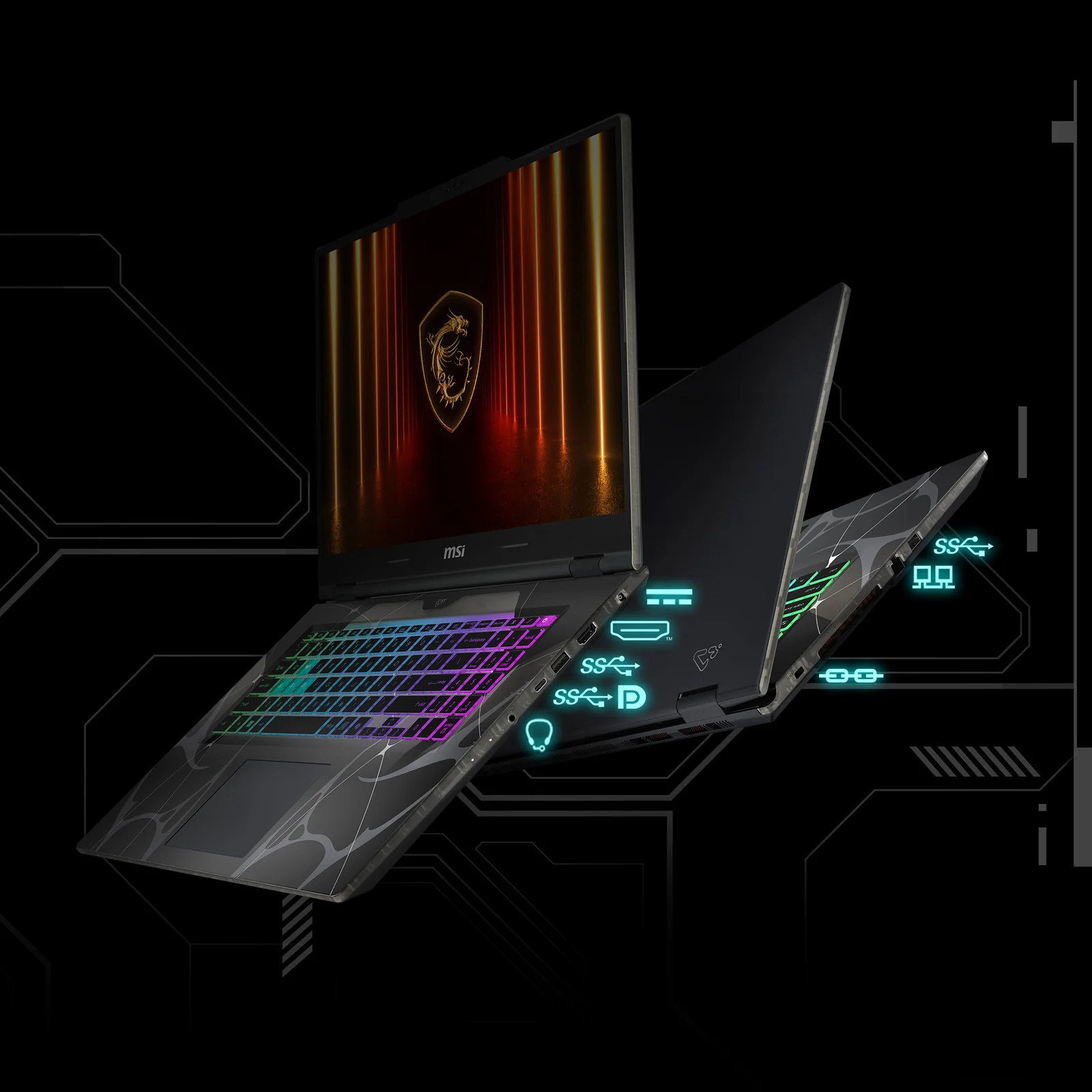 MSI Cyborg 15 C13WE-025UK 15.6", Intel Core i7 i7-13620H, 16GB RAM, 512GB SSD