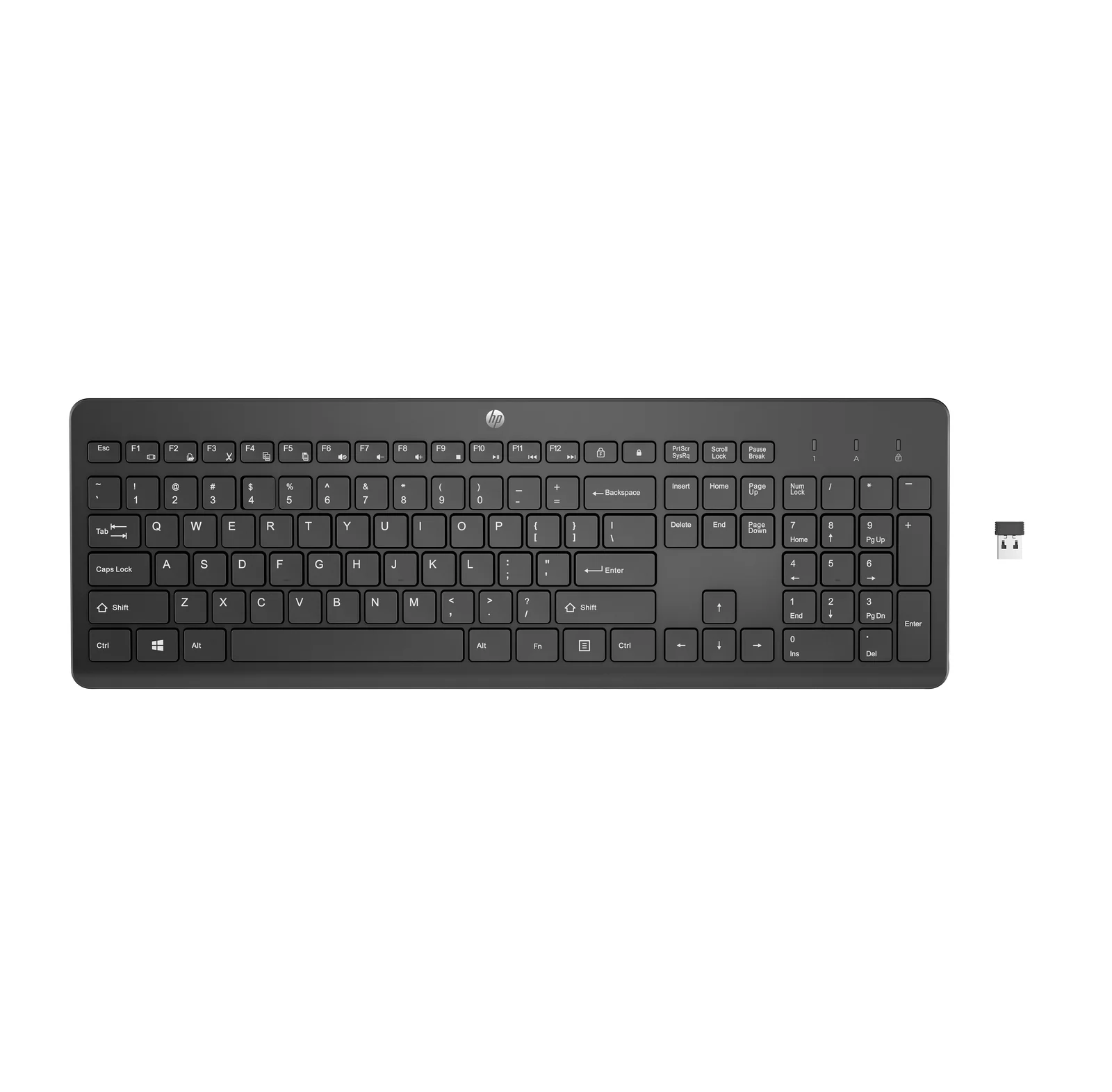 HP 230 Black Wireless Keyboard