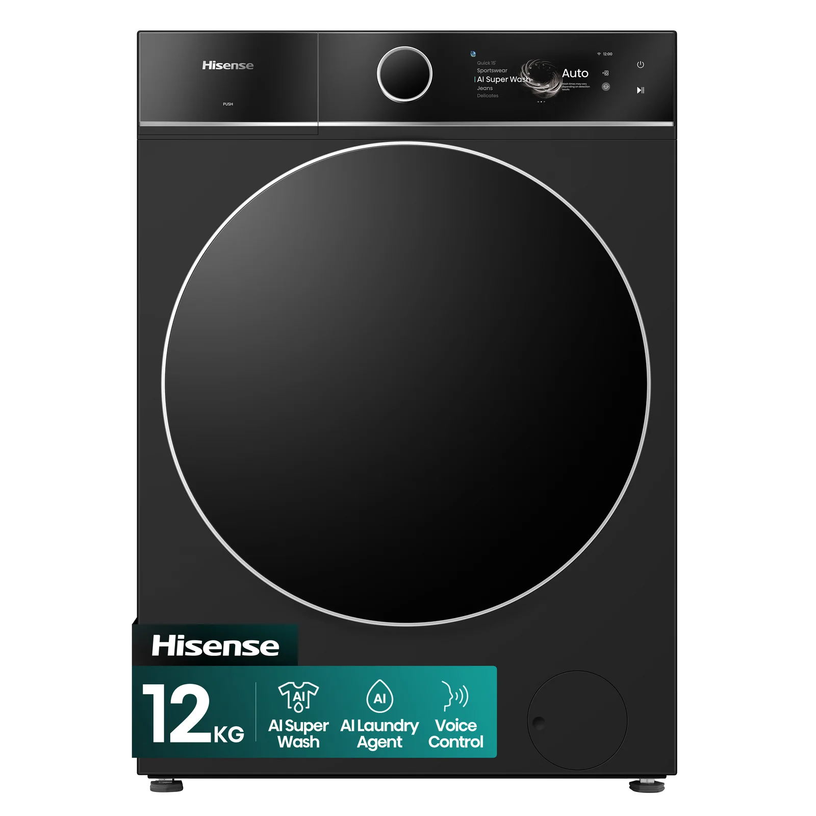 Hisense WF7I1248BBR 12kg 1400rpm Washing Machine