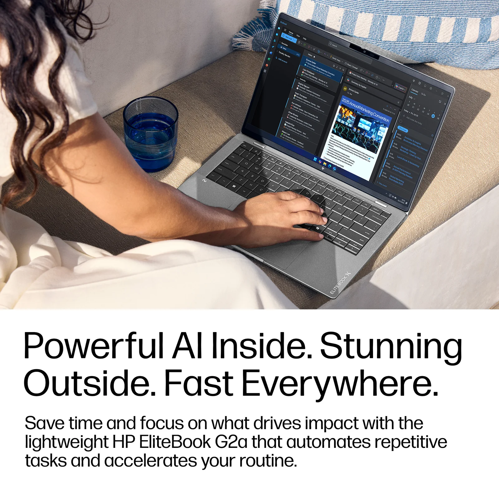 HP EliteBook X G2a 14 inch Notebook Next Gen AI PC 14", Copilot+ PC AMD Ryzen AI 5, 24GB RAM, 512GB SSD