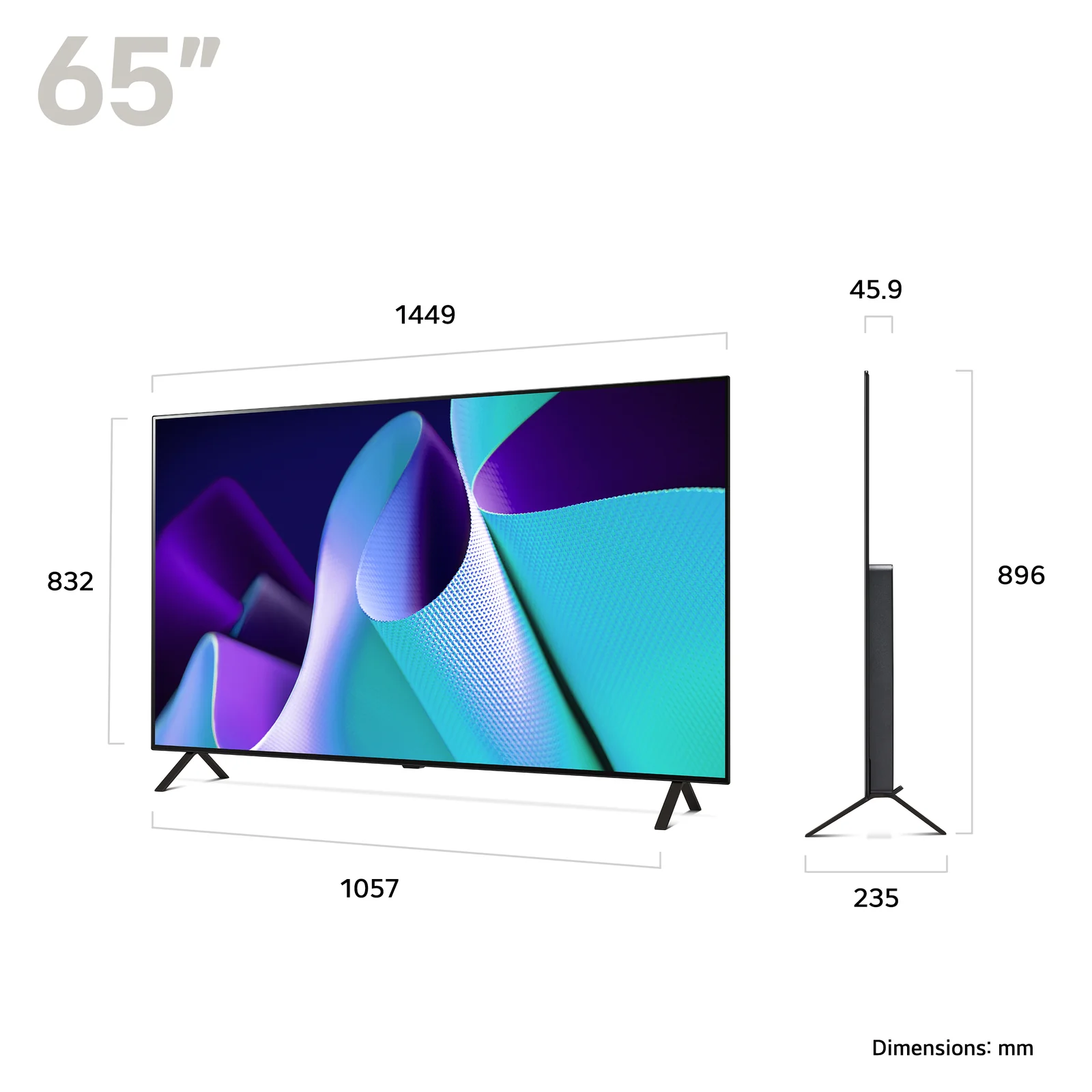 LG OLED65B42LA.AEK 65" 4K Smart TV