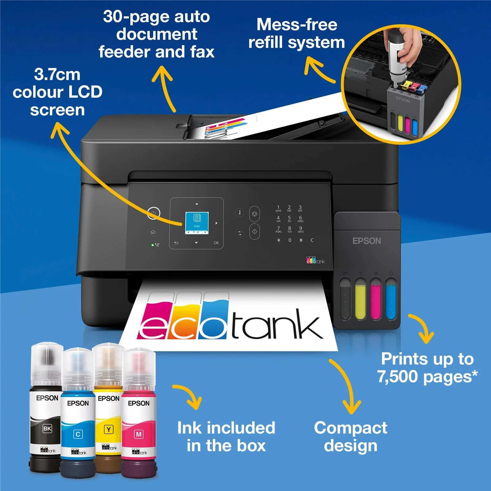 Epson EcoTank ET-4900 Inkjet Printer