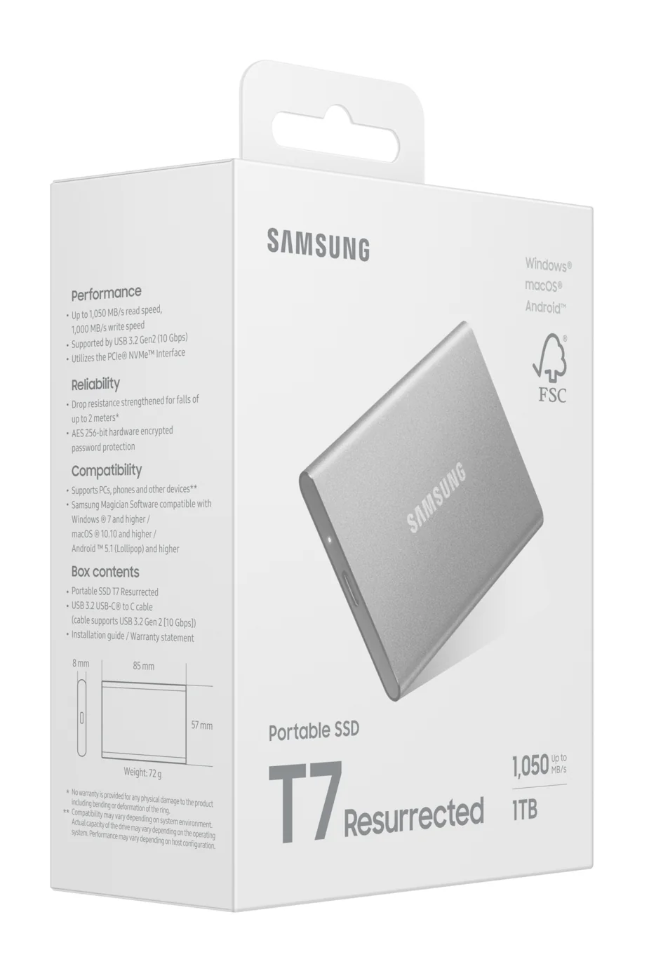 Samsung MU-PD1T0G/WW 1TB Portable SSD