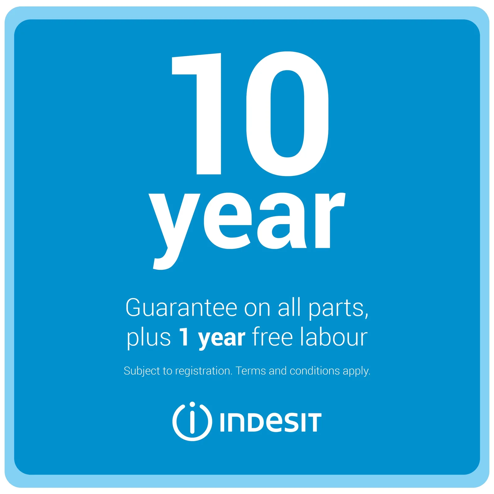 Indesit INC18D011B1 268L Integrated Fridge Freezer