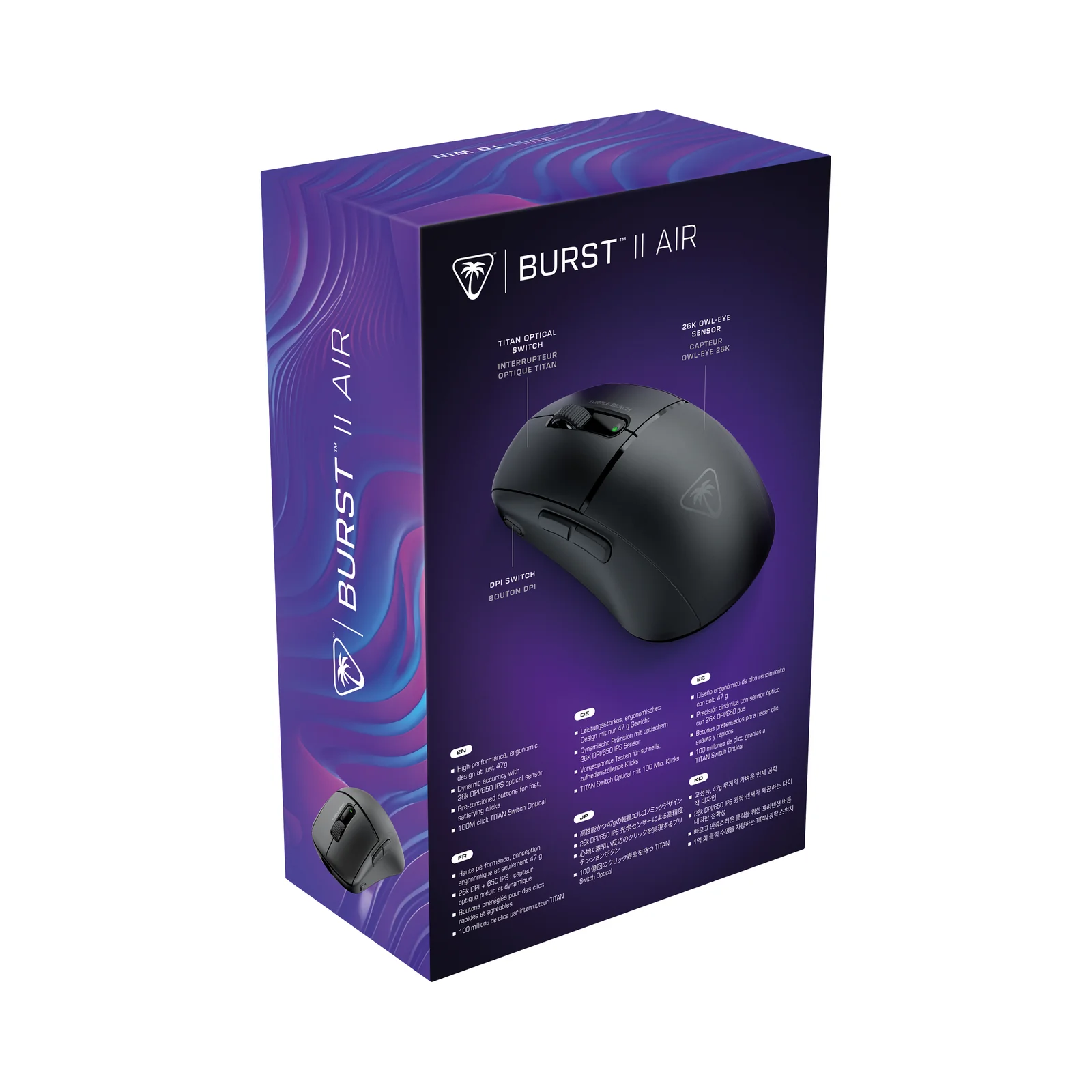 Turtle Beach Burst II Air Wireless Mouse Black