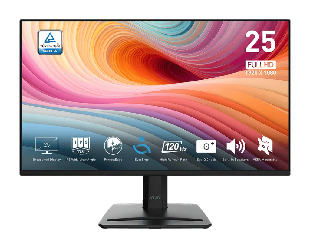 MSI PRO MP252 E2 24.5" Full HD IPS 120Hz Monitor