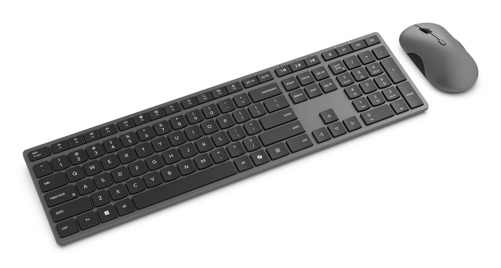 Lenovo 700 WIRELESS MOUSE Wireless Keyboard & Mouse Grey, UK English