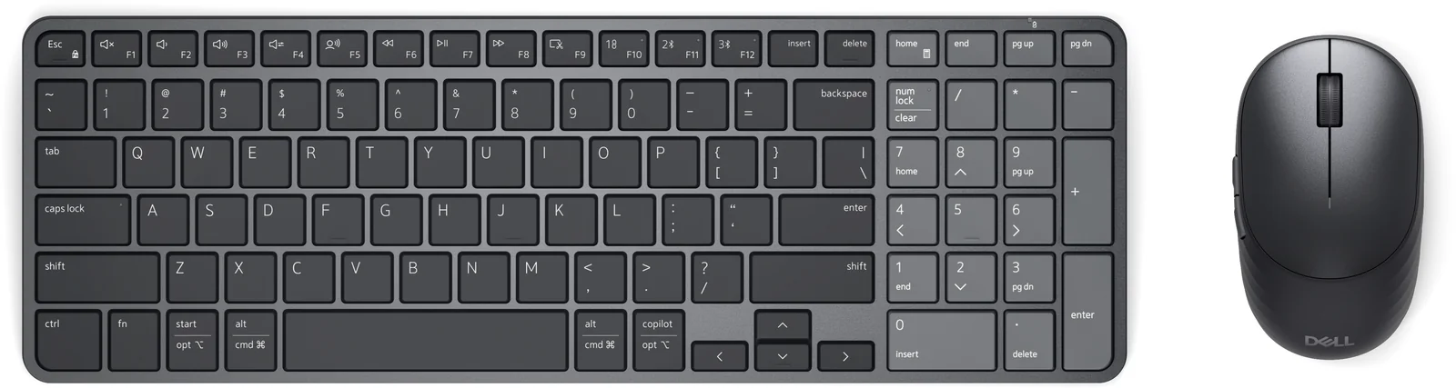 DELL Pro 7 KM746 Wireless Keyboard & Mouse Graphite, UK English