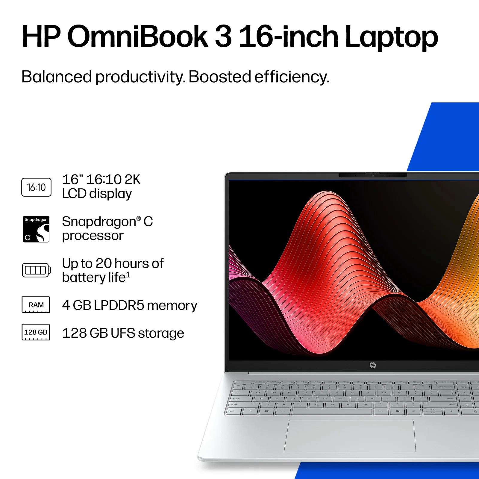 HP 16-CT0003NAX KENAI 4GB 256GB W11H 16"